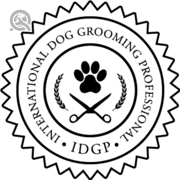 QC Pet Studies International Dog Grooming Professional IDGP certification seal