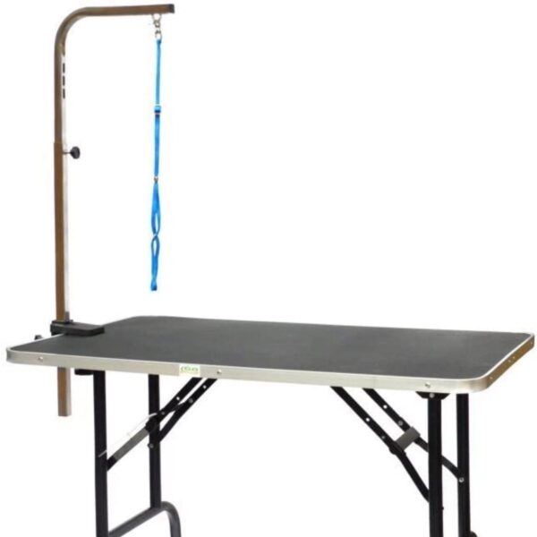 Go Pet Club Pet Dog Grooming Table with Arm, 30-Inch